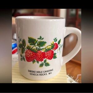 Seneca Rocks West Virginia Strawberry mug